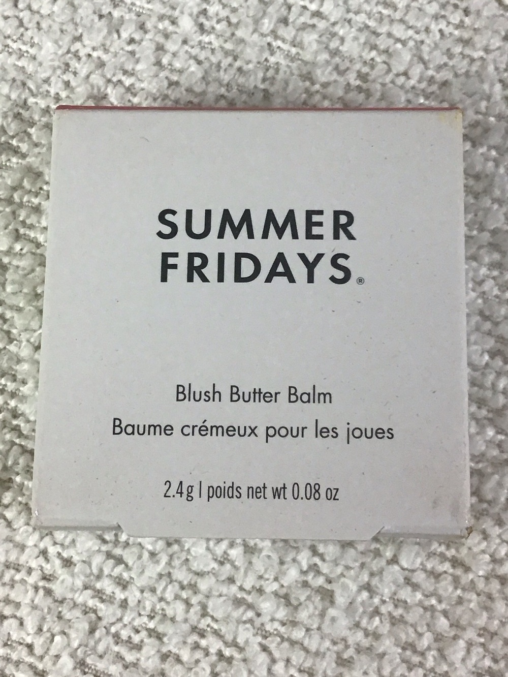 Summer Fridays Butter Balm Blush Soft Strawberry NIB
